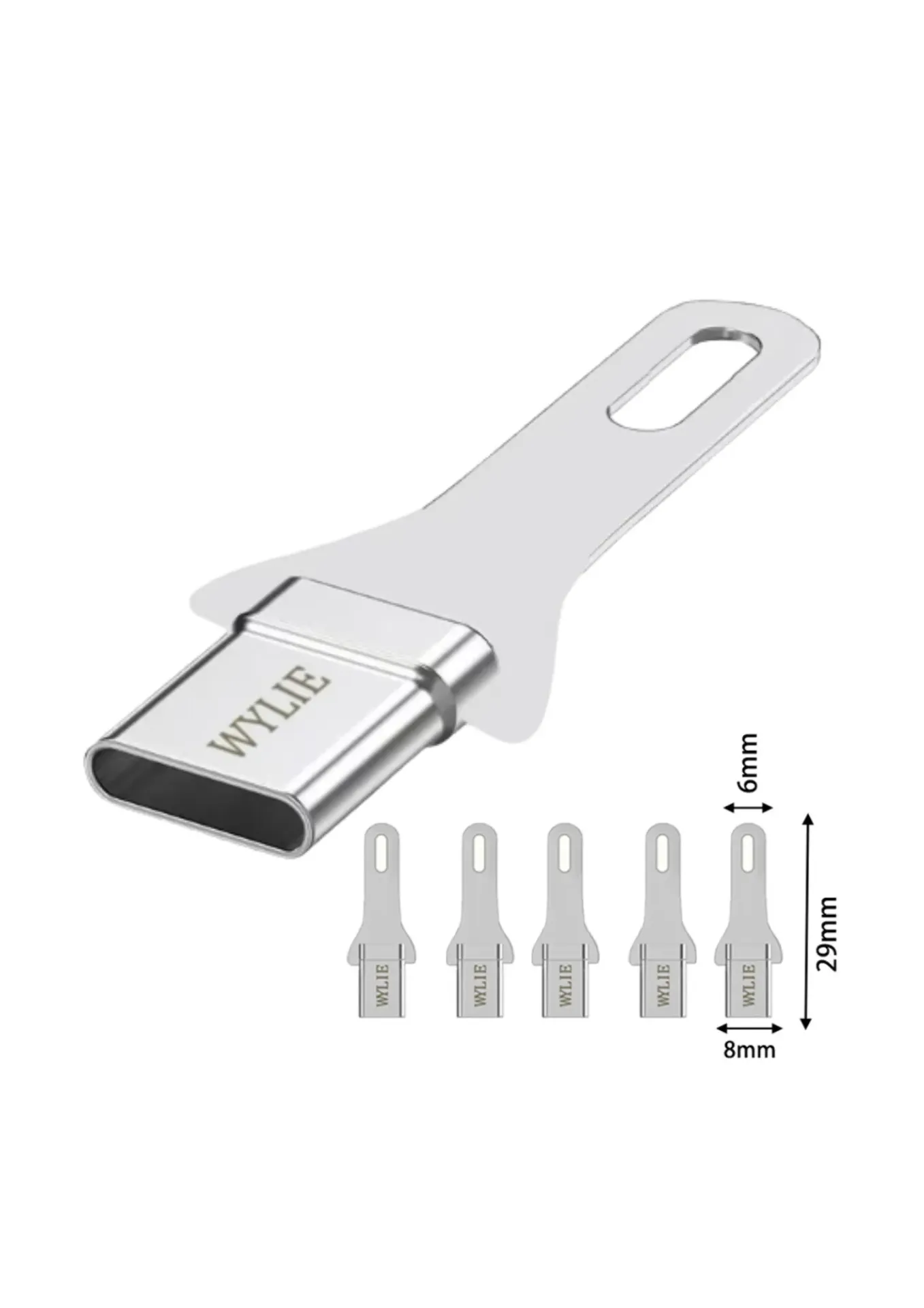 [73941] WYLIE TYPE-C CONNECTOR TAIL PLUG ANTI-MELTING  PROTECTIVE COVER 5PCS (غطاء حماية منفذ الشحن)