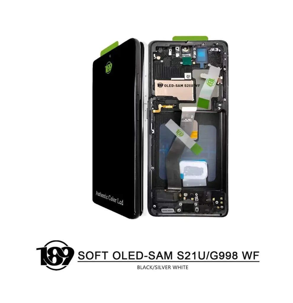 [74029] LCD 189 SAM S21 ULTRA-G998 (W/F) (SILVER) OLED