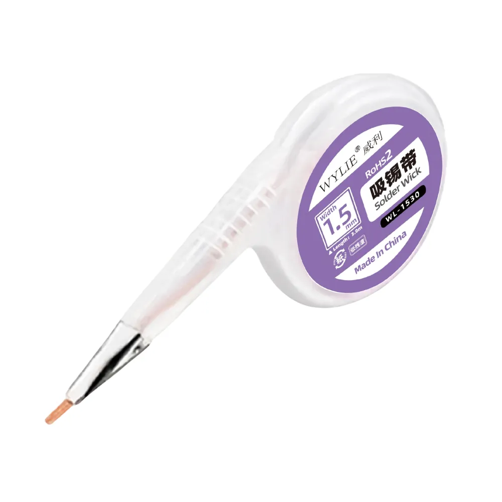 [100845] DESOLDERING WICK WYLIE WL-1530 1.5MM (شيلد بكره)