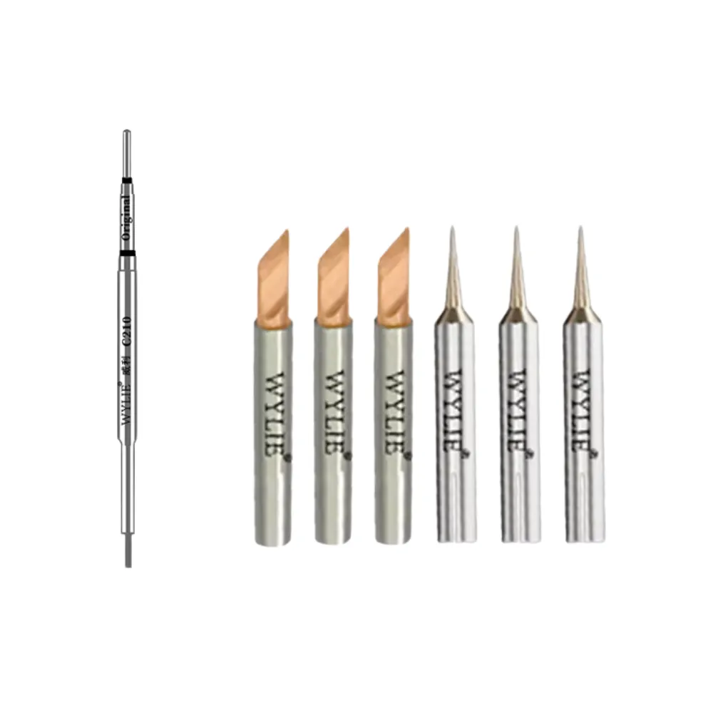 [100861] TIP SET WYLIE WL-C210 (3 TIP CUTTER + 3 TIP STRAIGHT)  ( تب سيت)