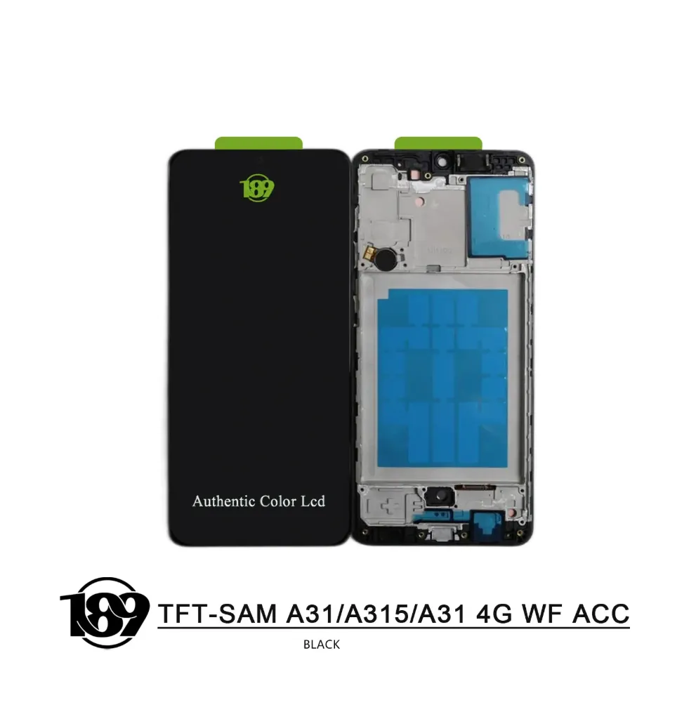 [6978552856243] LCD 189 SAM A31 - A315 BLACK (W/F) INCELL