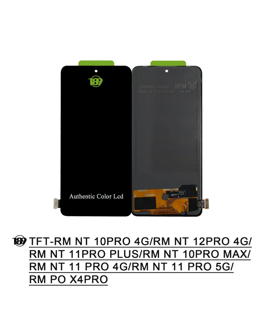 LCD 189 XIAOMI REDMI NOTE 10 PRO/NOTE 10 PRO MAX/ X4 PRO/ NOTE 11 PRO (5G)/NOTE 11 PRO PLUS (5G)/NOTE 12 PRO (4G) INCELL