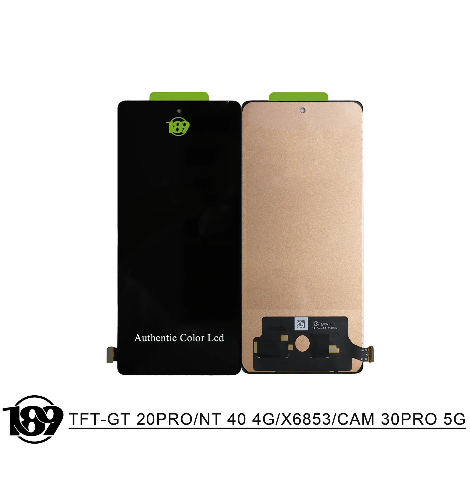 LCD 189 (X6853) INFINIX NOTE 40 (4G) / GT 20 PRO/CAMON 30 PRO (5G) INCELL