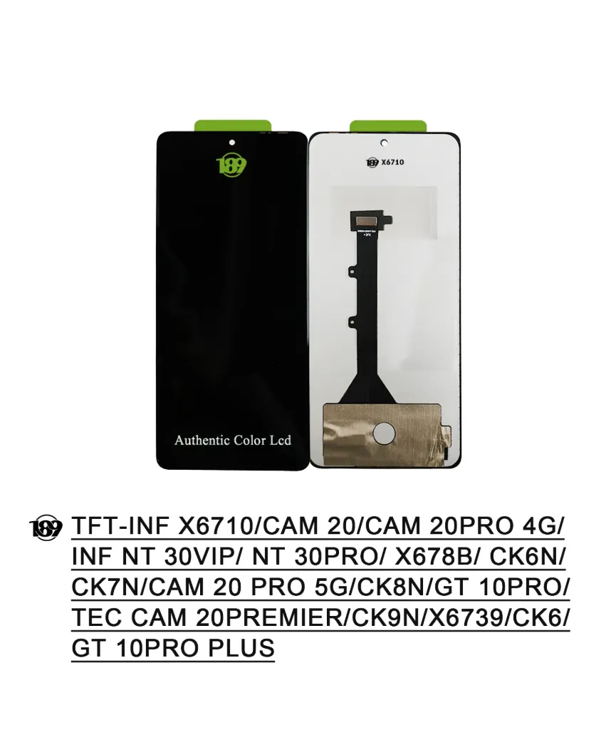 [6978552853242] LCD 189 (X6710) TECNO CAMON 20/20 PRO/20 PRO (5G)/20 PREMIER(5G)/NOTE 30 PRO/NOTE 30 VIP INCELL